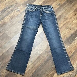 Cowgirl Tuff Dark Blue Denim Jeans